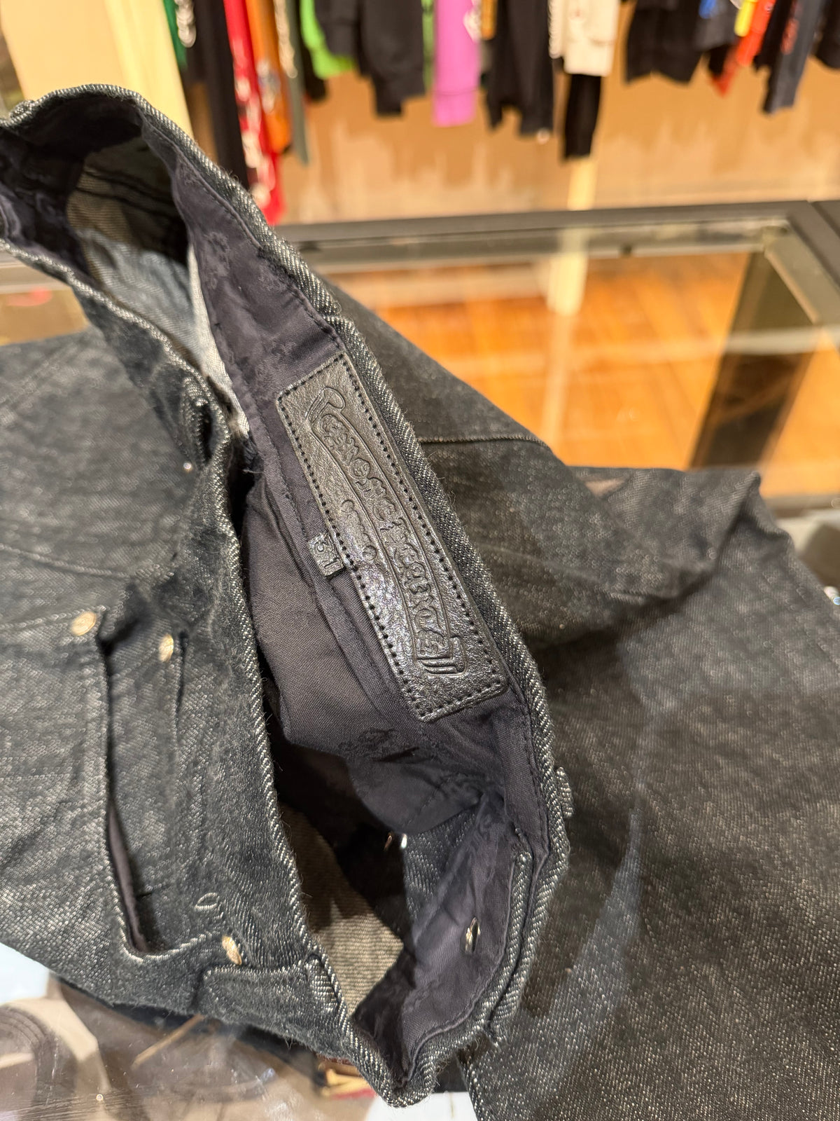 Chrome Hearts ‘Second Chances’ Star Patch Denim Jeans