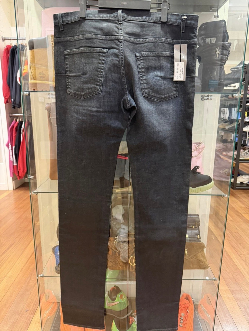 Dior Homme SS14 ‘Dark Side JAKE’ Oiled Coating Denim Jeans
