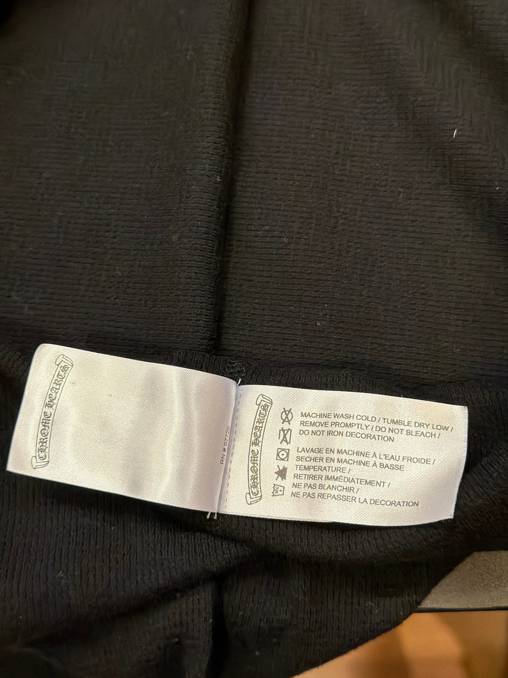 Chrome Hearts Floral Sleeve Waffle Thermal LS