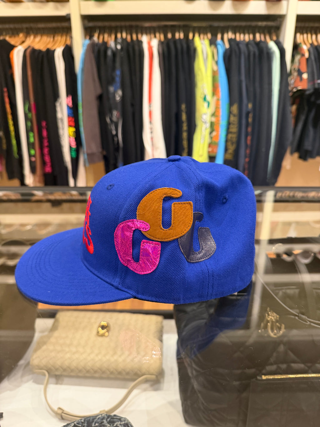 Gallery Dept Leather G Patch Hat - Blue
