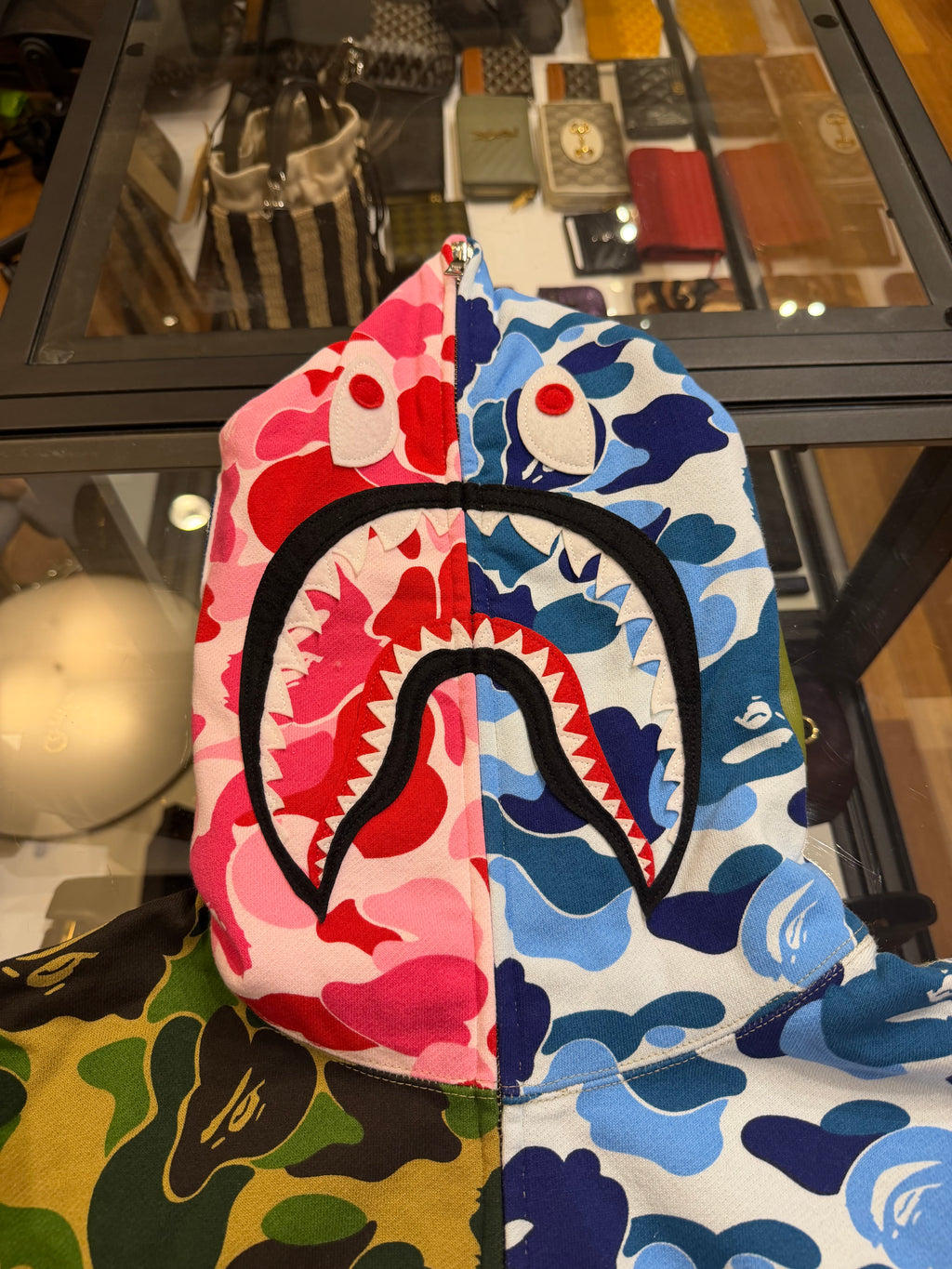 Bape ABC Camo Crazy Shark Full Zip Hoodie