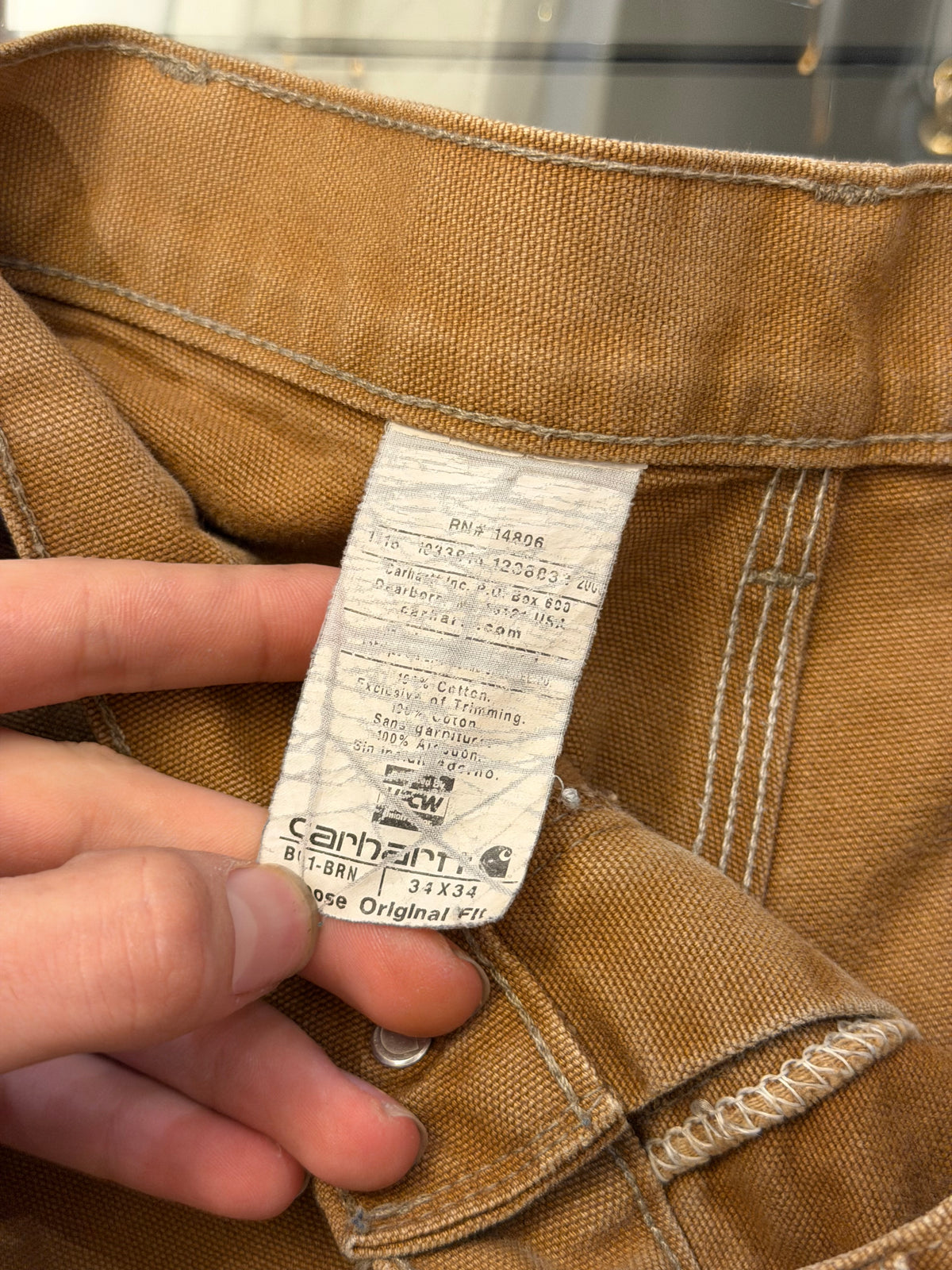 Carhartt Double Knee Distressed Carpenter Pant