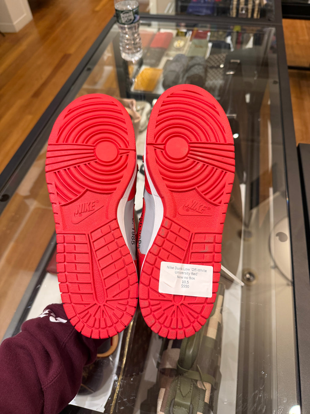 Nike Dunk Low 'Off-White
University Red'