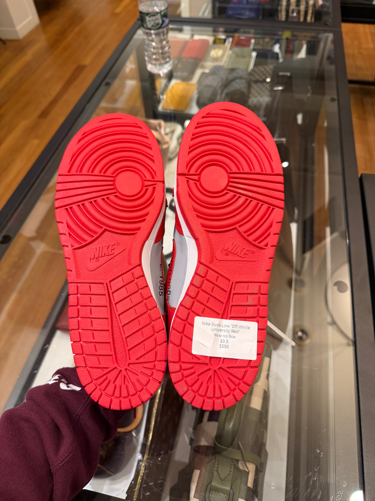 Nike Dunk Low 'Off-White
University Red'