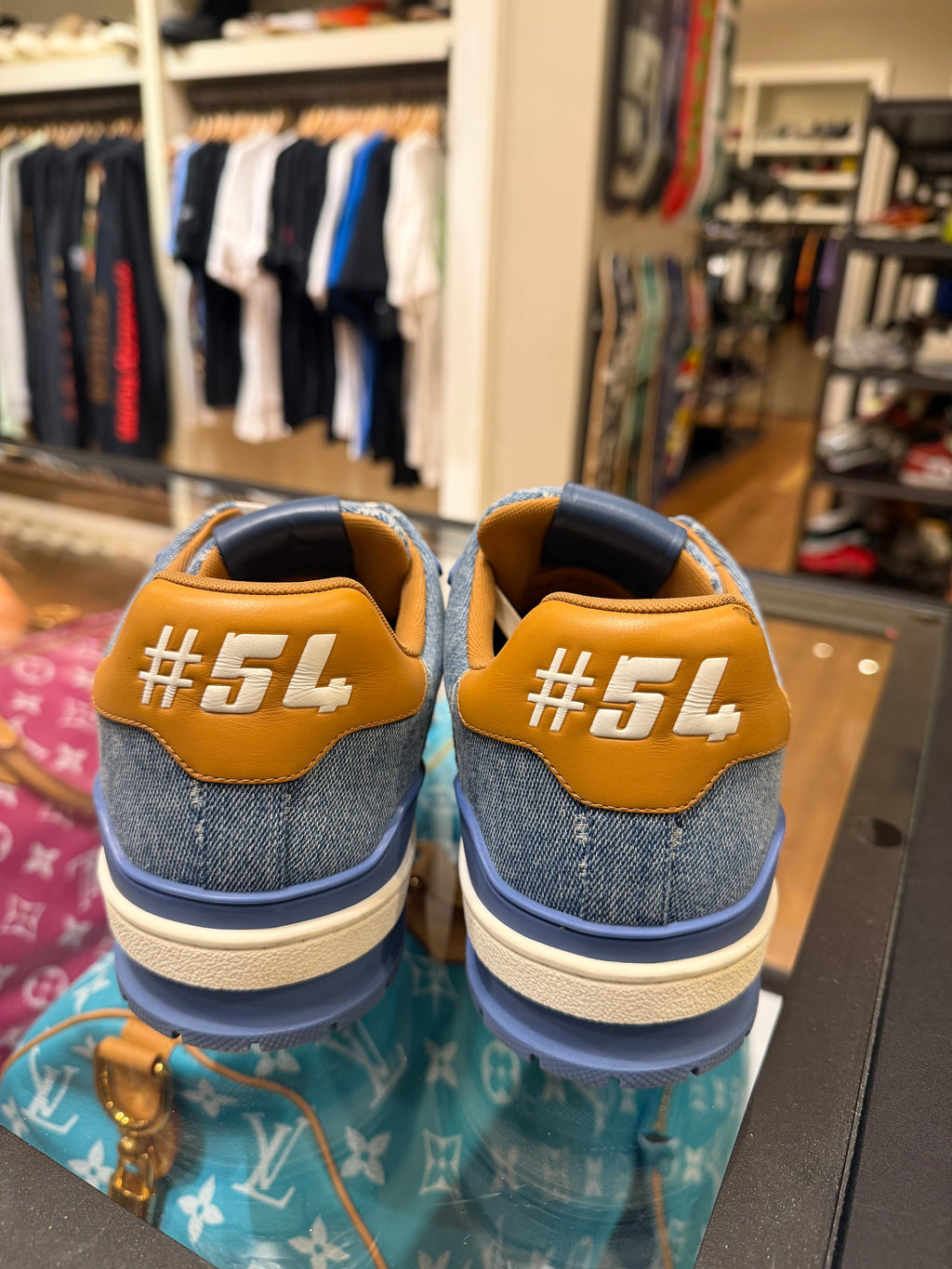 Louis Vuitton LV Trainer - Blue Damier 3D Denim