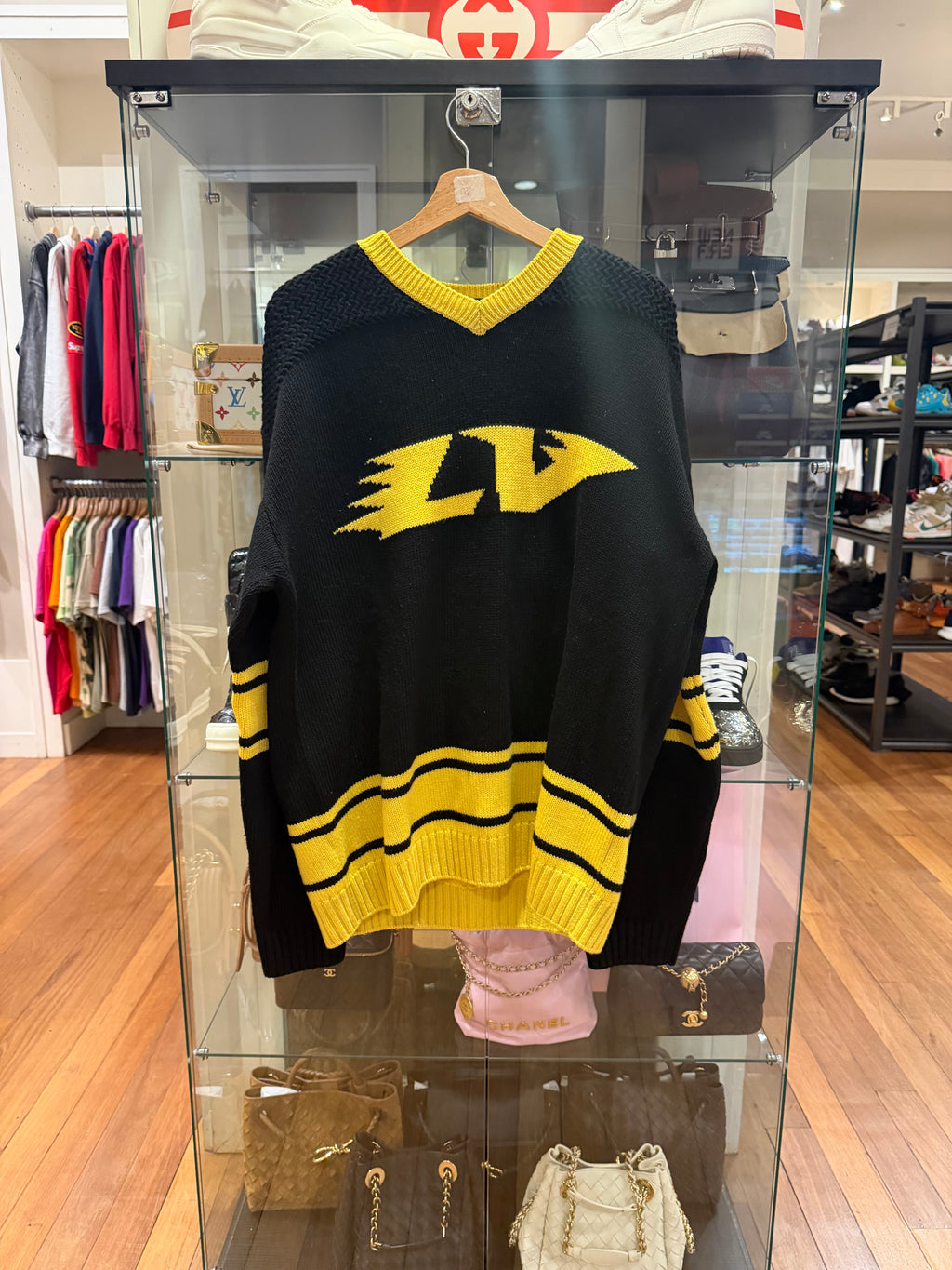 Louis Vuitton Football Jersey Knit Sweater