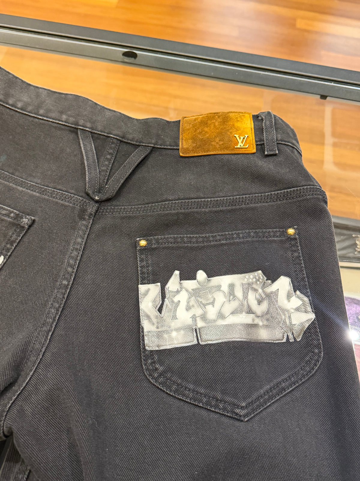 Louis Vuitton Black Denim
Grafitti Jeans