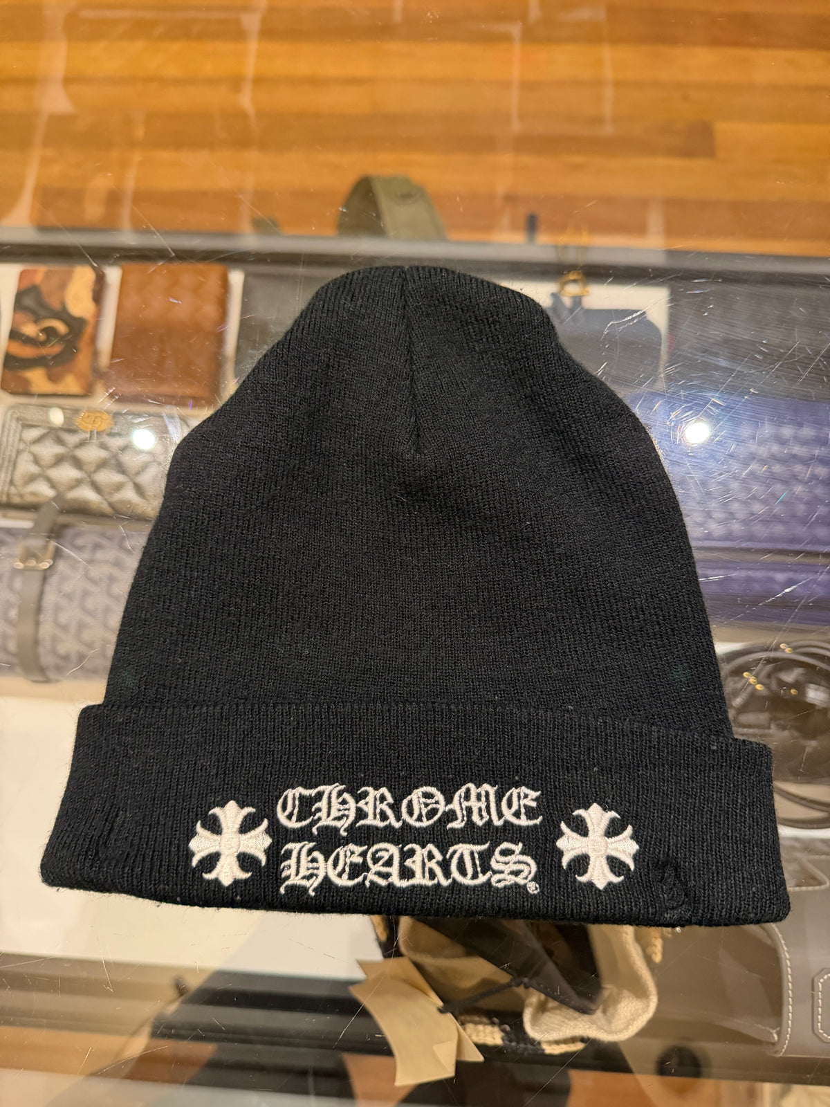 Chrome Hearts Logo Beanie - Black