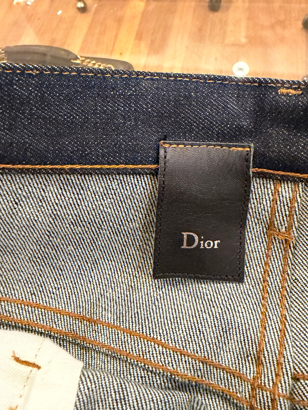 Dior Homme AW11 Nostalgy Brut Denim Jeans By KVA - Blue