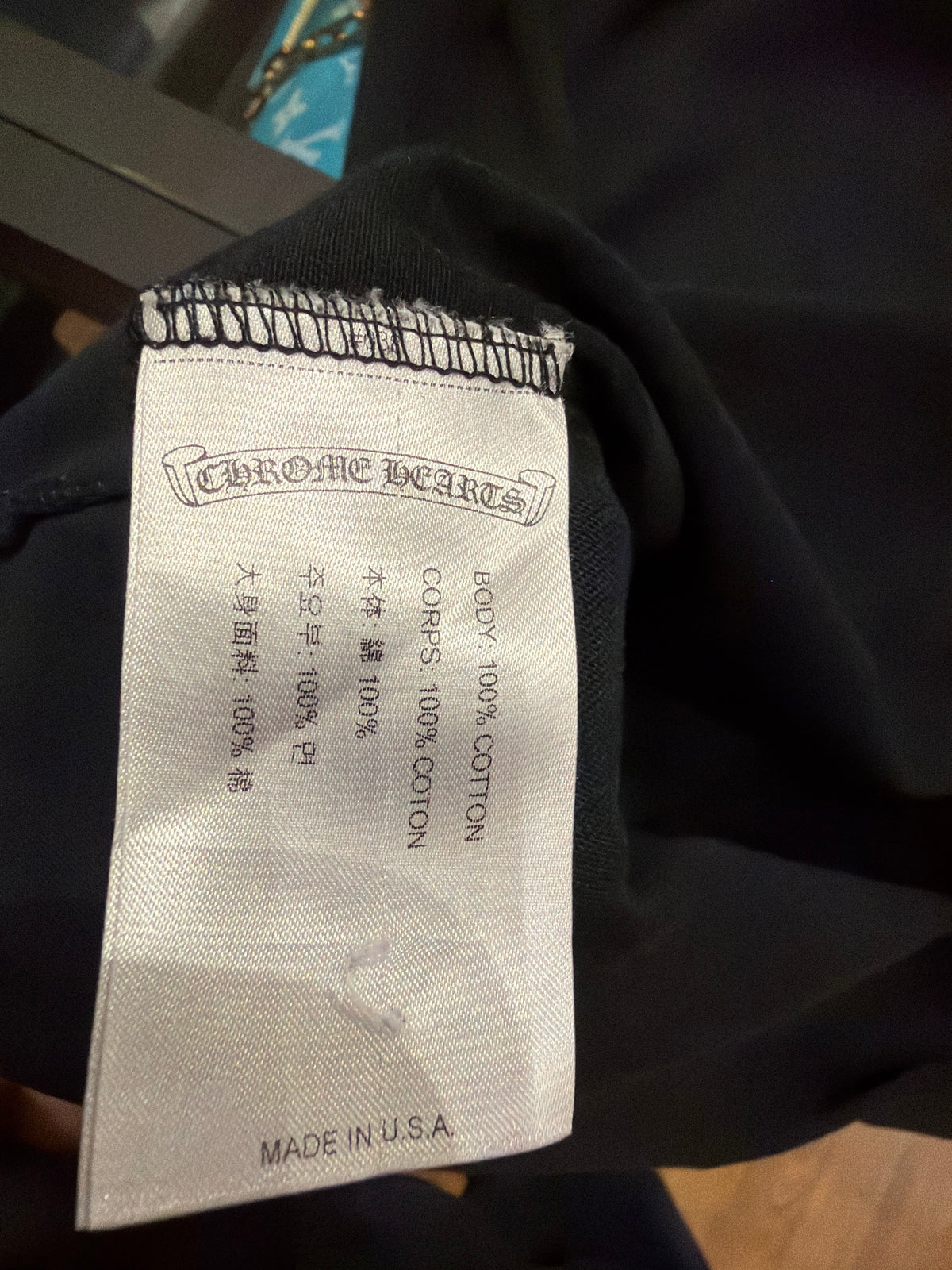 Chrome Hearts ‘New York’ Horseshoe Floral LS