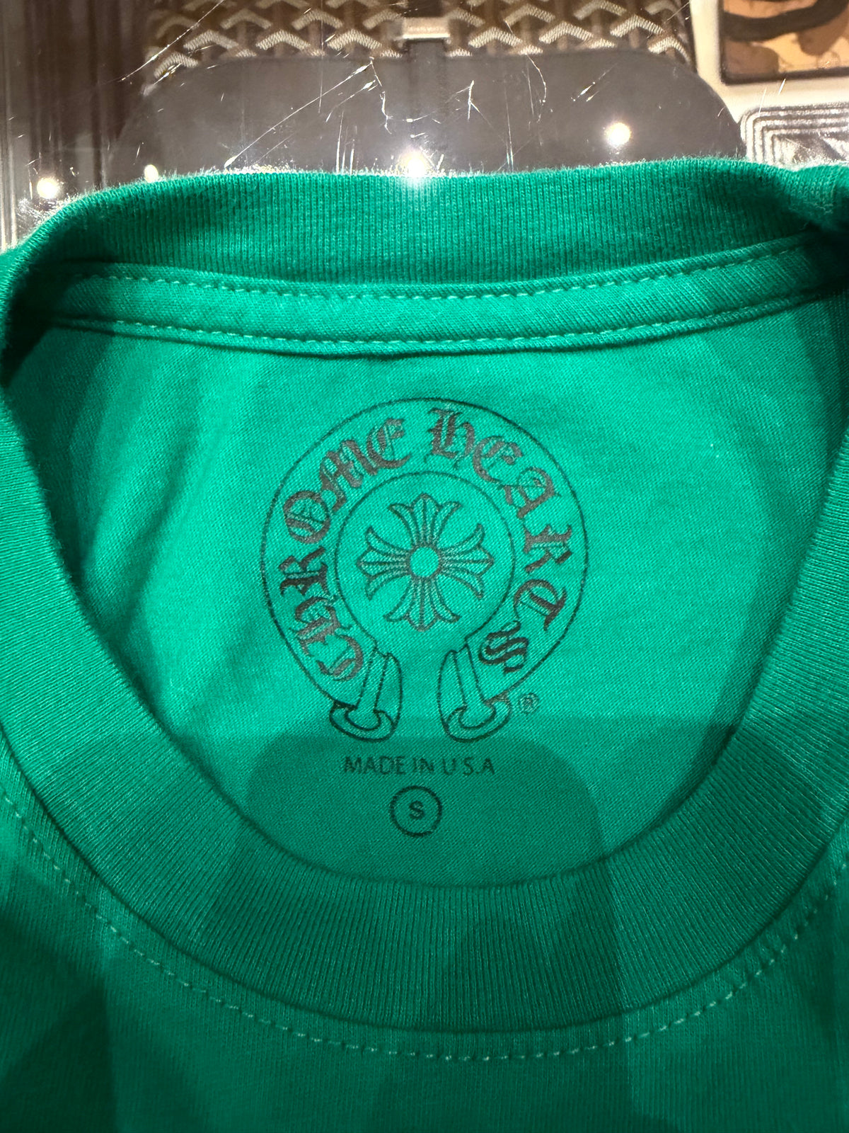 Chrome Hearts Cemetery Cross LS - Green