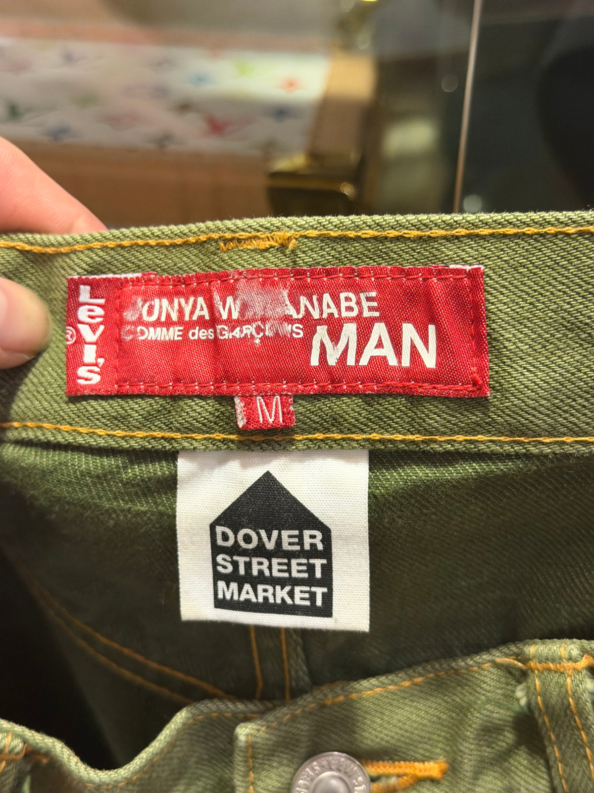 2006 Junya Comme Des Garçons x Levi’s ‘Bullseye’ Denim - Olive