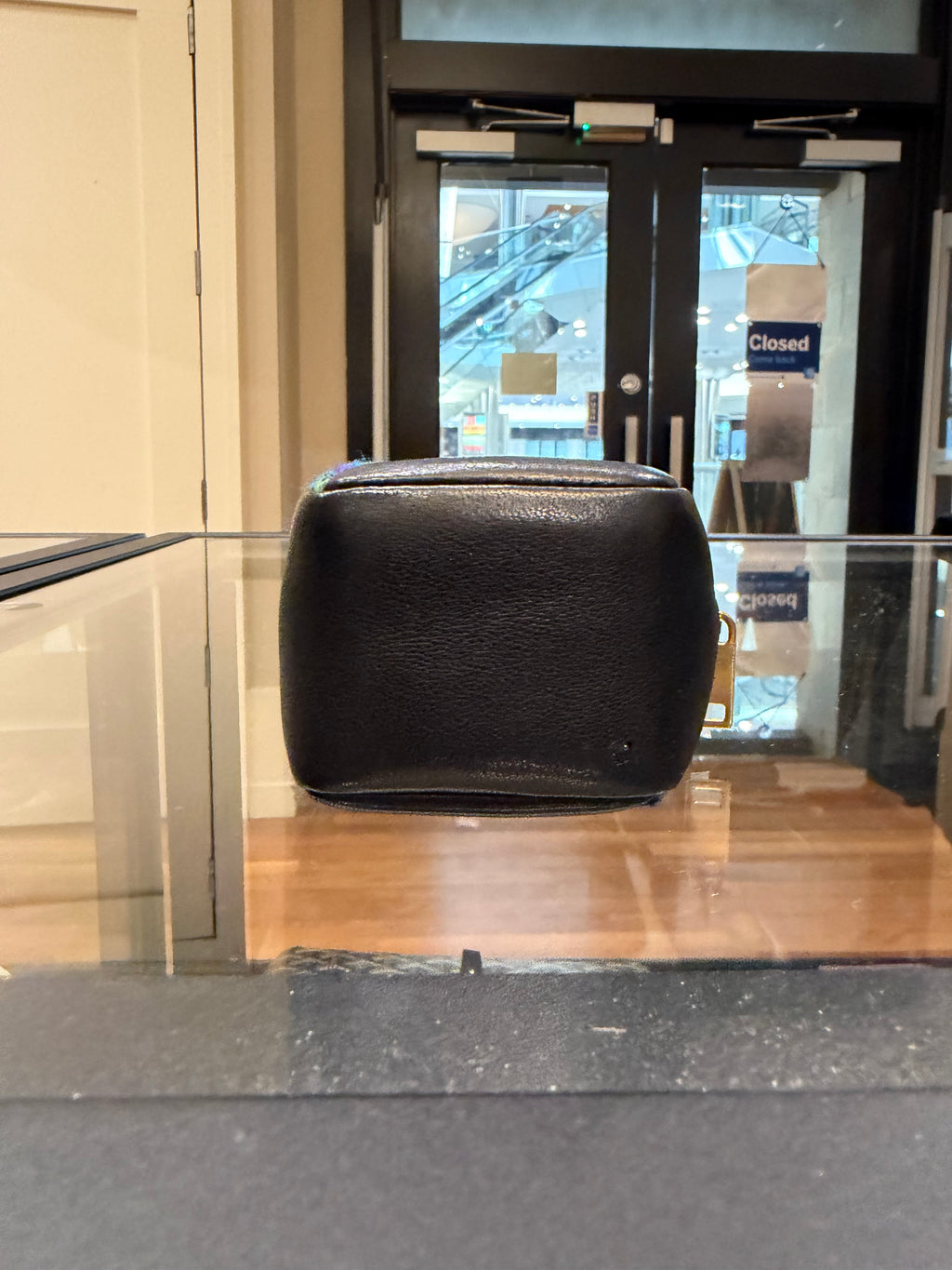 Saint Laurent Leather Knitted Keychain/Coin Wallet