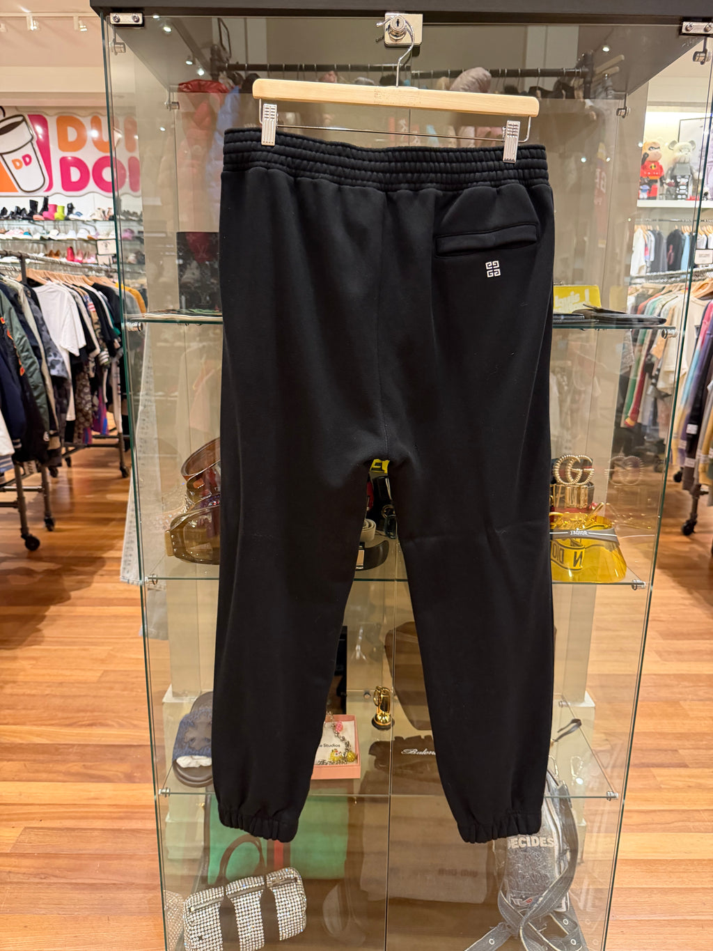 Givenchy Spellout Print Sweatpants - Black