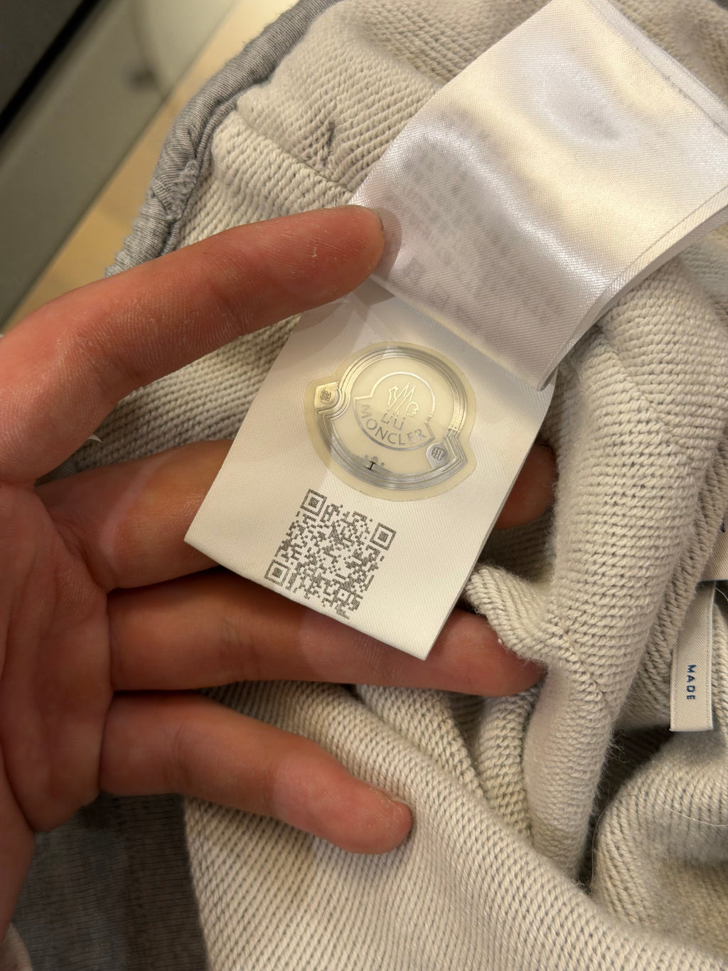 Moncler Taped Sweatpants - Grey