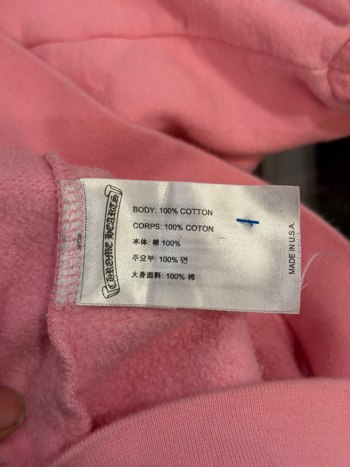Chrome Hearts Horseshoe Hoodie - Pink