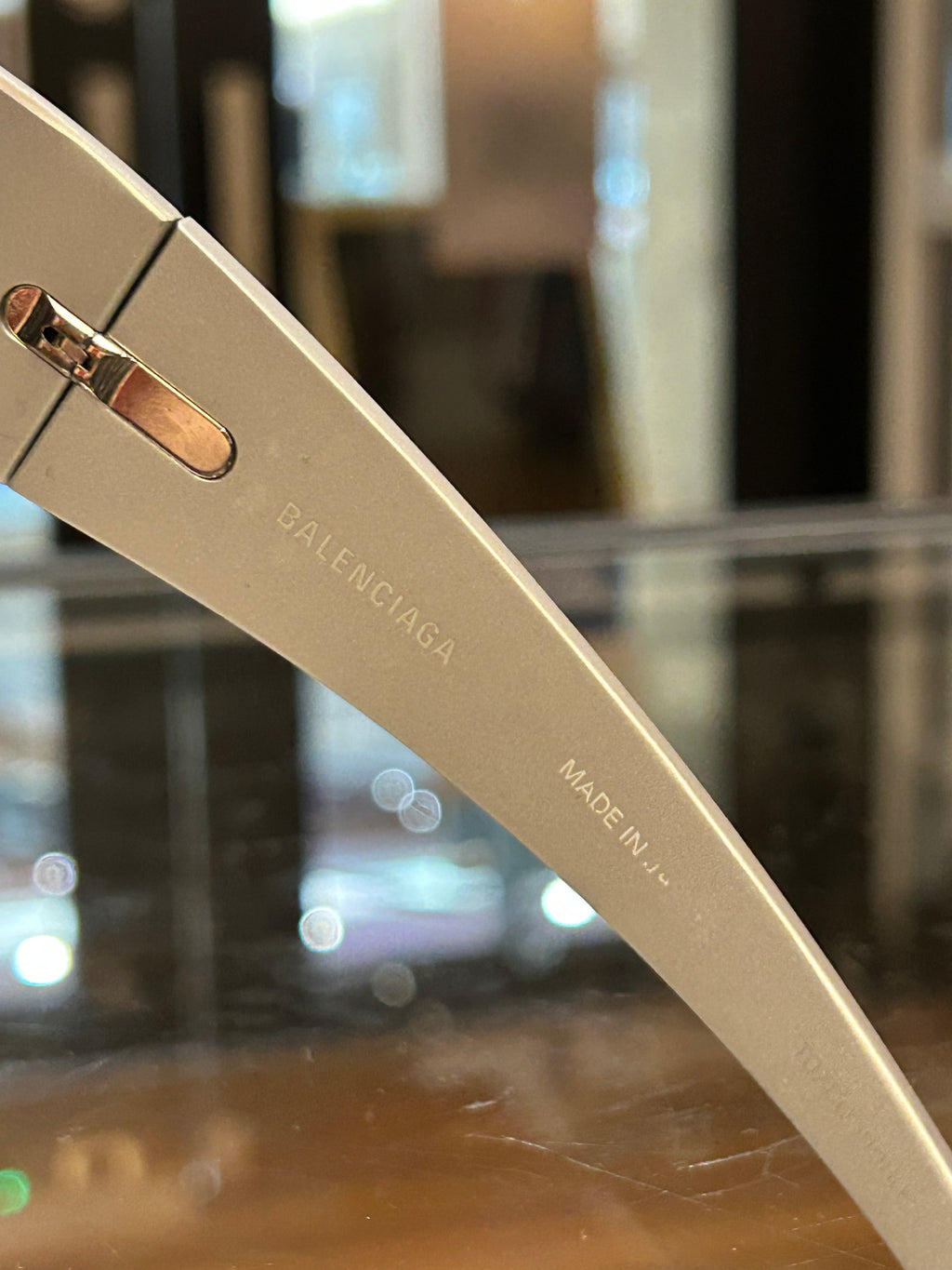 Balenciaga Reverse Xpander Wrap Sunglasses