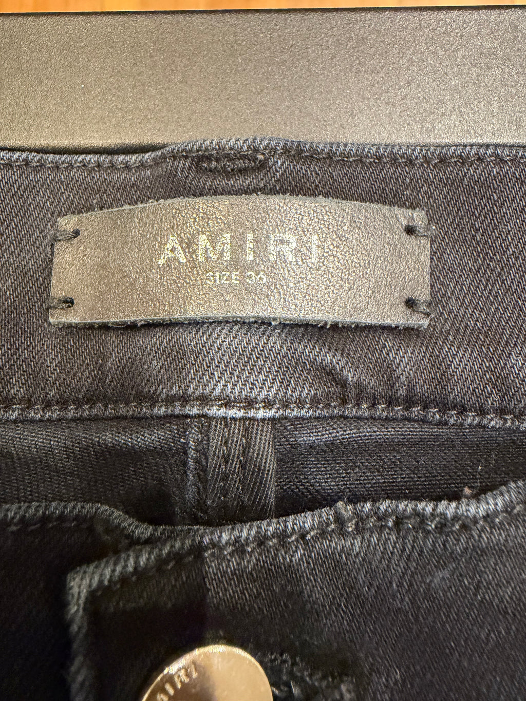 Amiri Vintage Bandana Art Patch Jeans  - Black / Bandana Patch