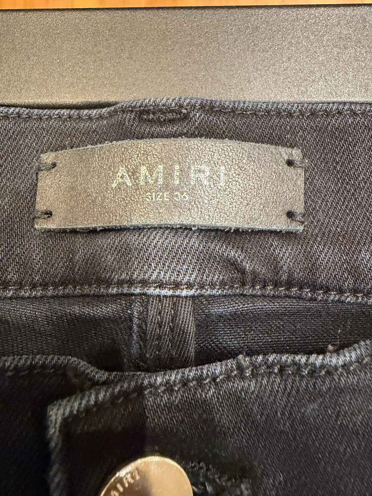Amiri Vintage Bandana Art Patch Jeans  - Black / Bandana Patch