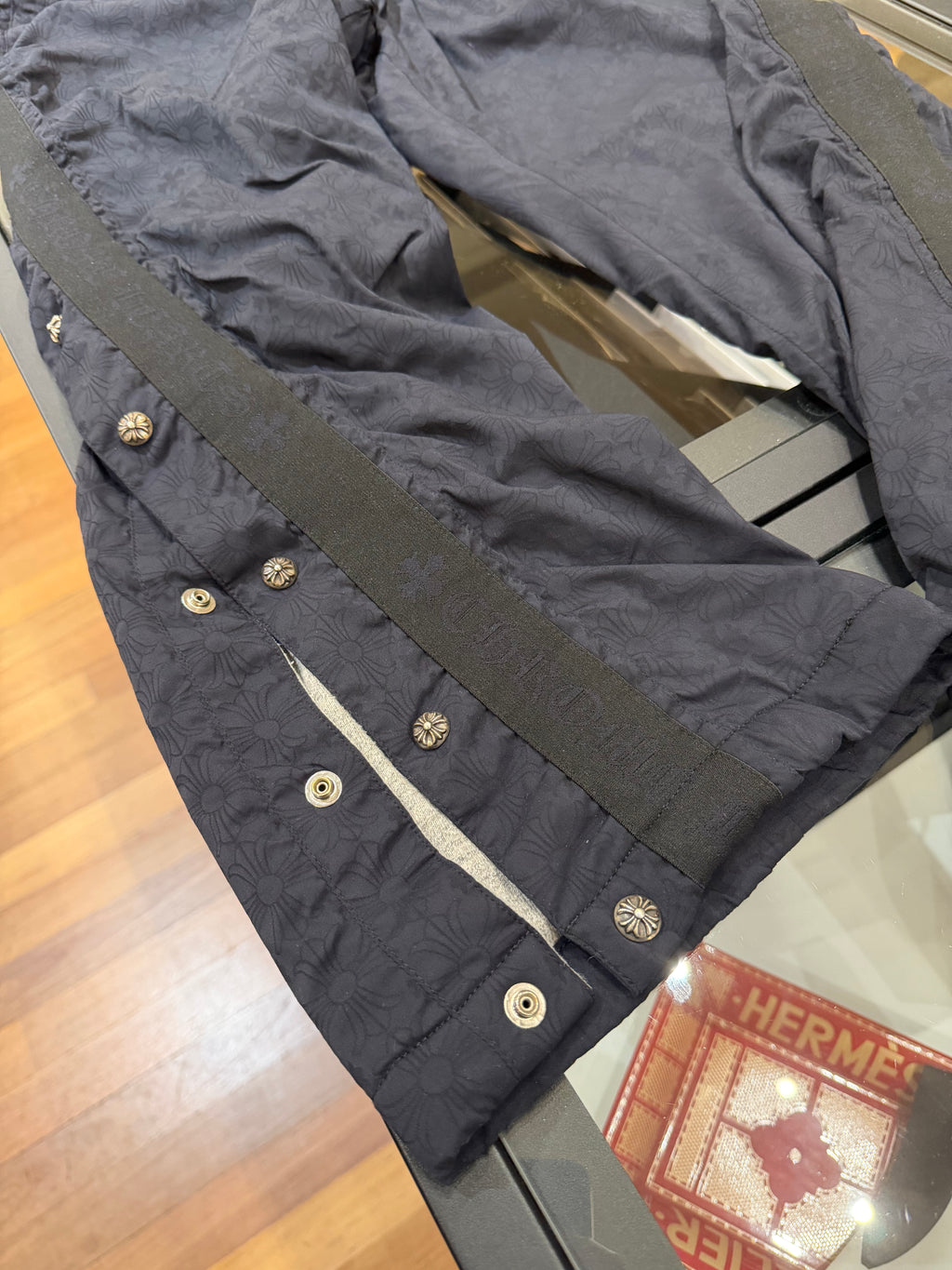 Chrome Hearts Monogram Snap Track Pants