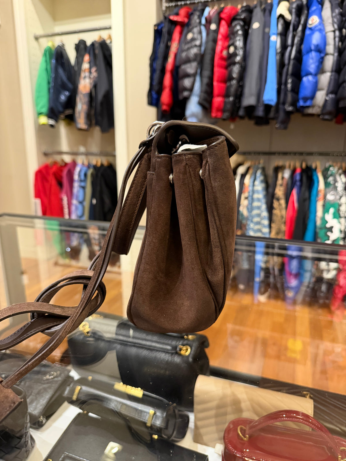 Balenciaga Small Top Handle Rodeo Bag - Light Espresso