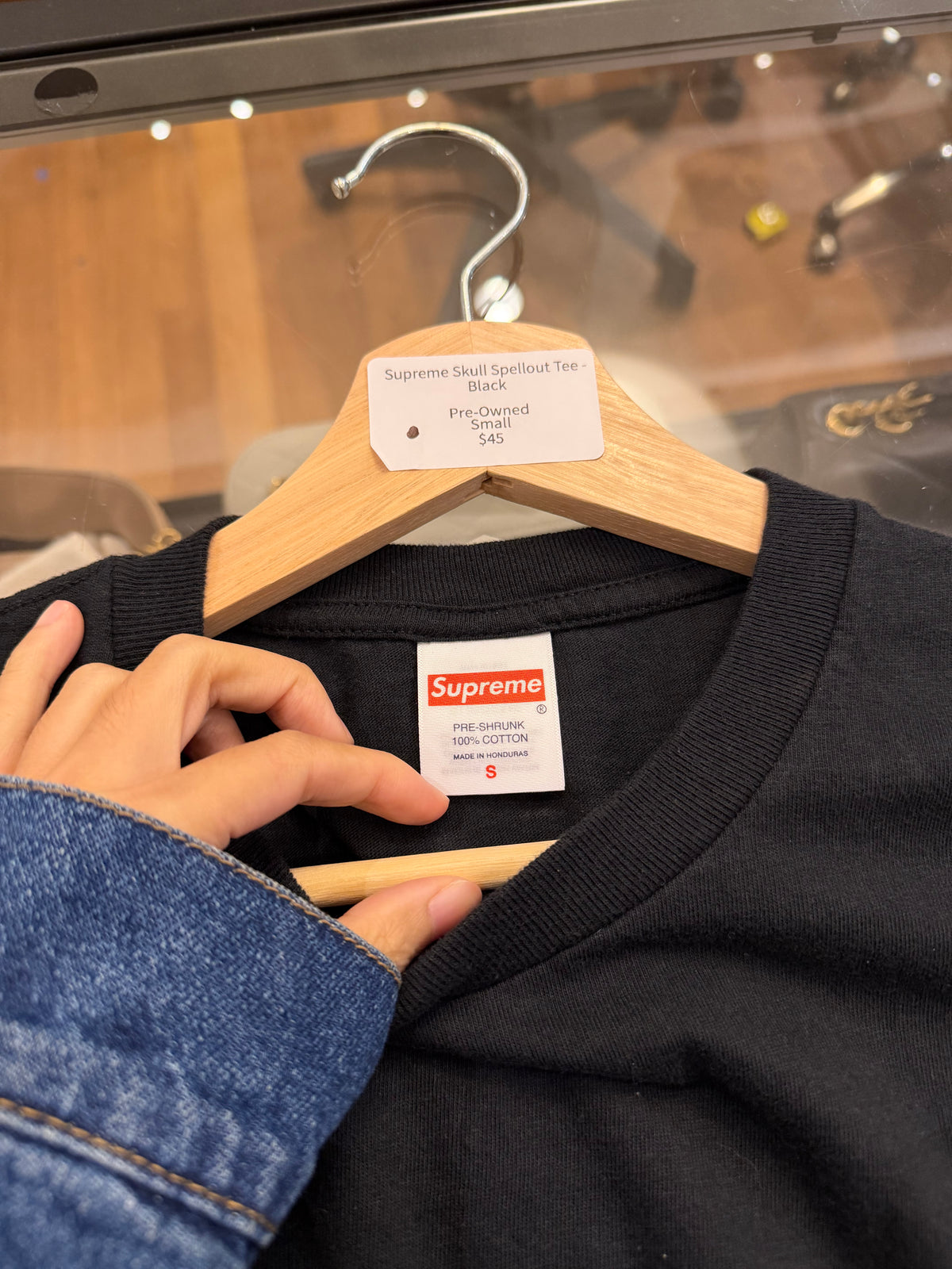 Supreme Skull Spellout Tee