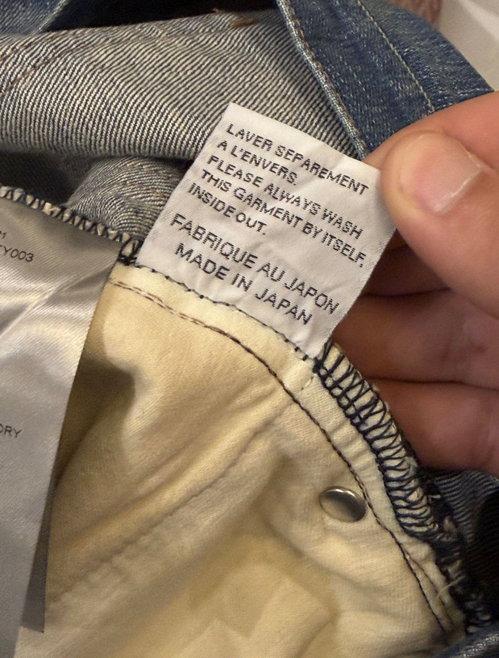 Dior Homme AW11 ‘Trat Quart’ Denim Jeans