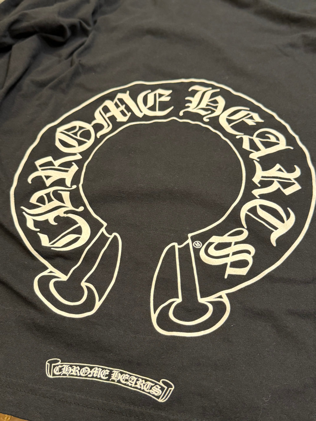 Chrome Hearts ‘Fuck You’ Horseshoe Pocket LS - Black