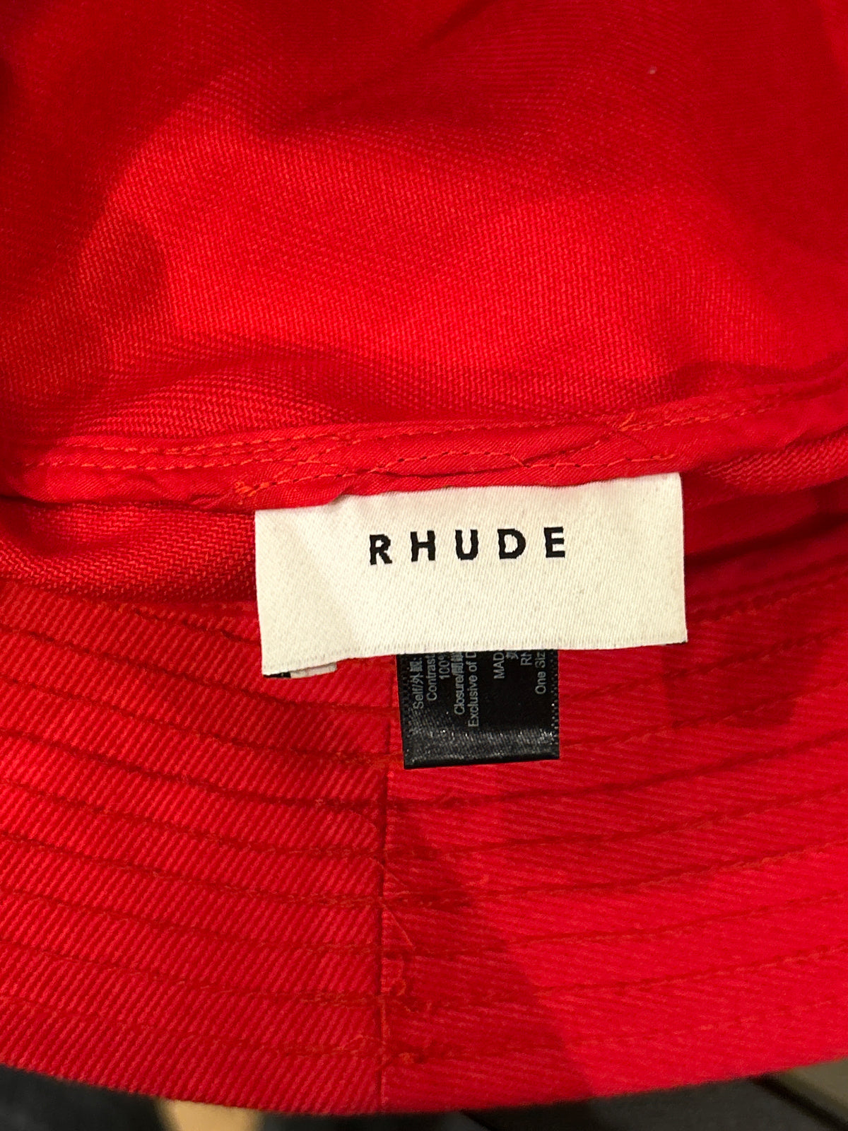 Rhude Bucket Hat - Red