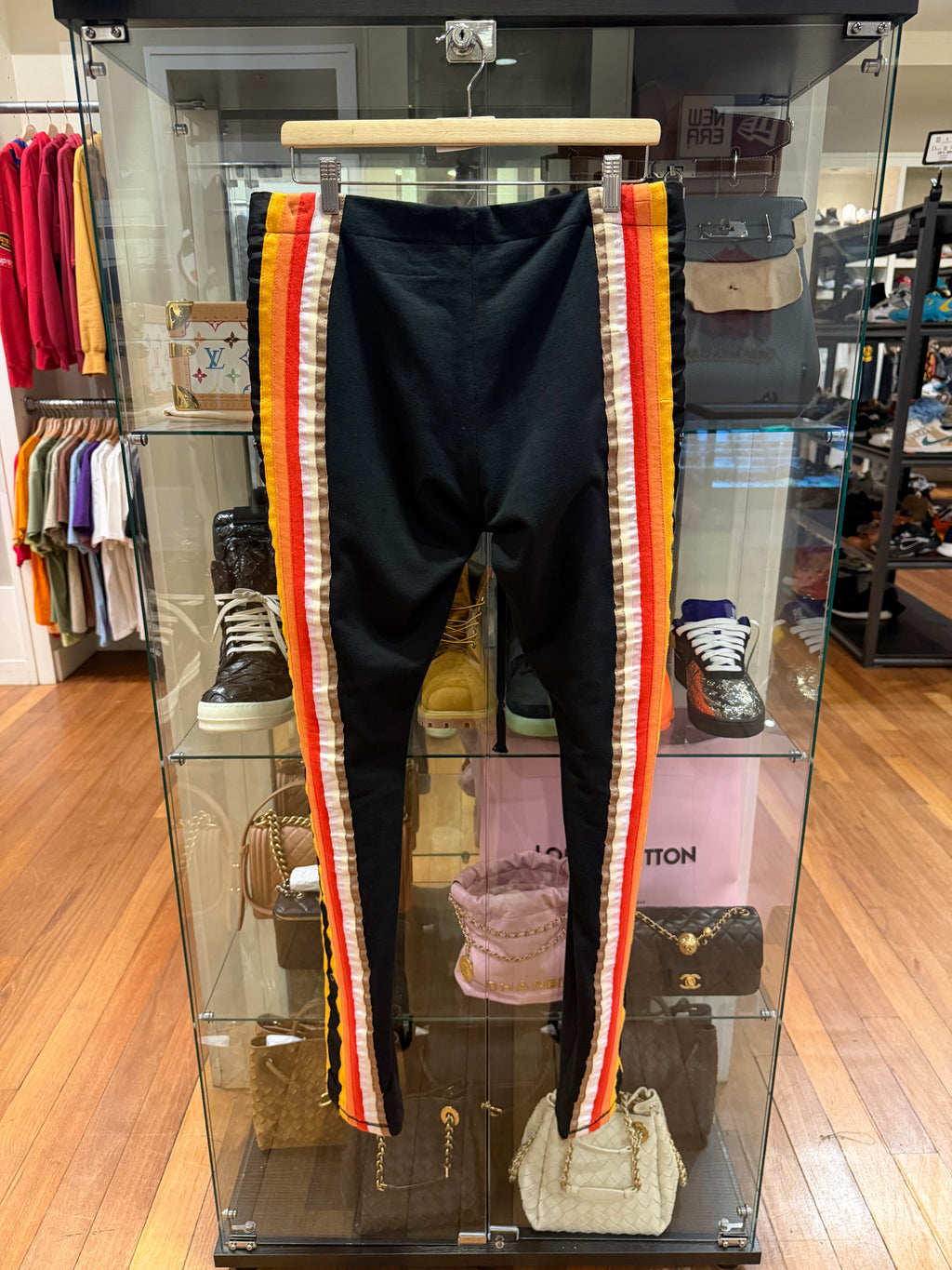 Greg Lauren Striped Sweatpants