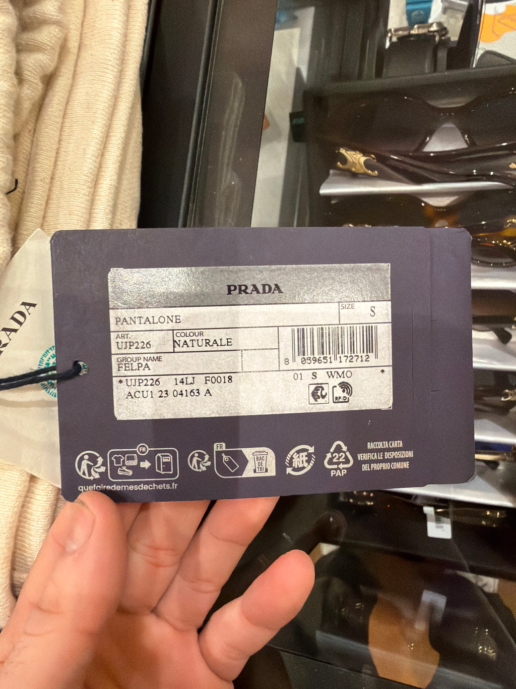 Prada Cotton Sweats