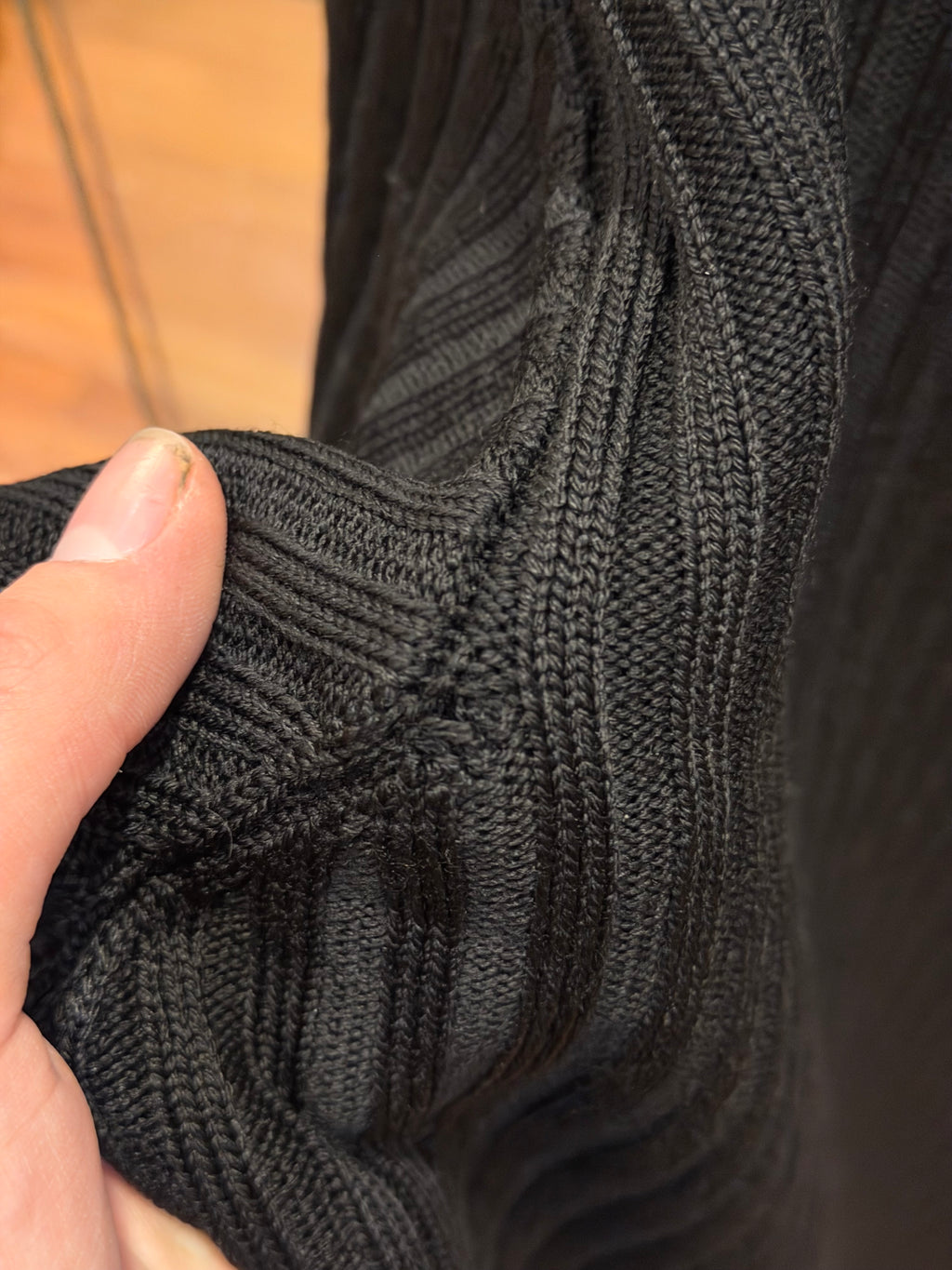 CP Company Ribbed Knit Sweater - Black
