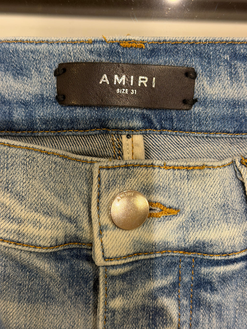 Amiri Rainbow Patch Denim Jeans