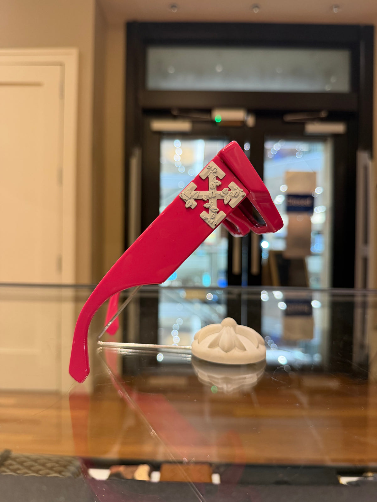 Off White Virgil Square Sunglasses - Pink