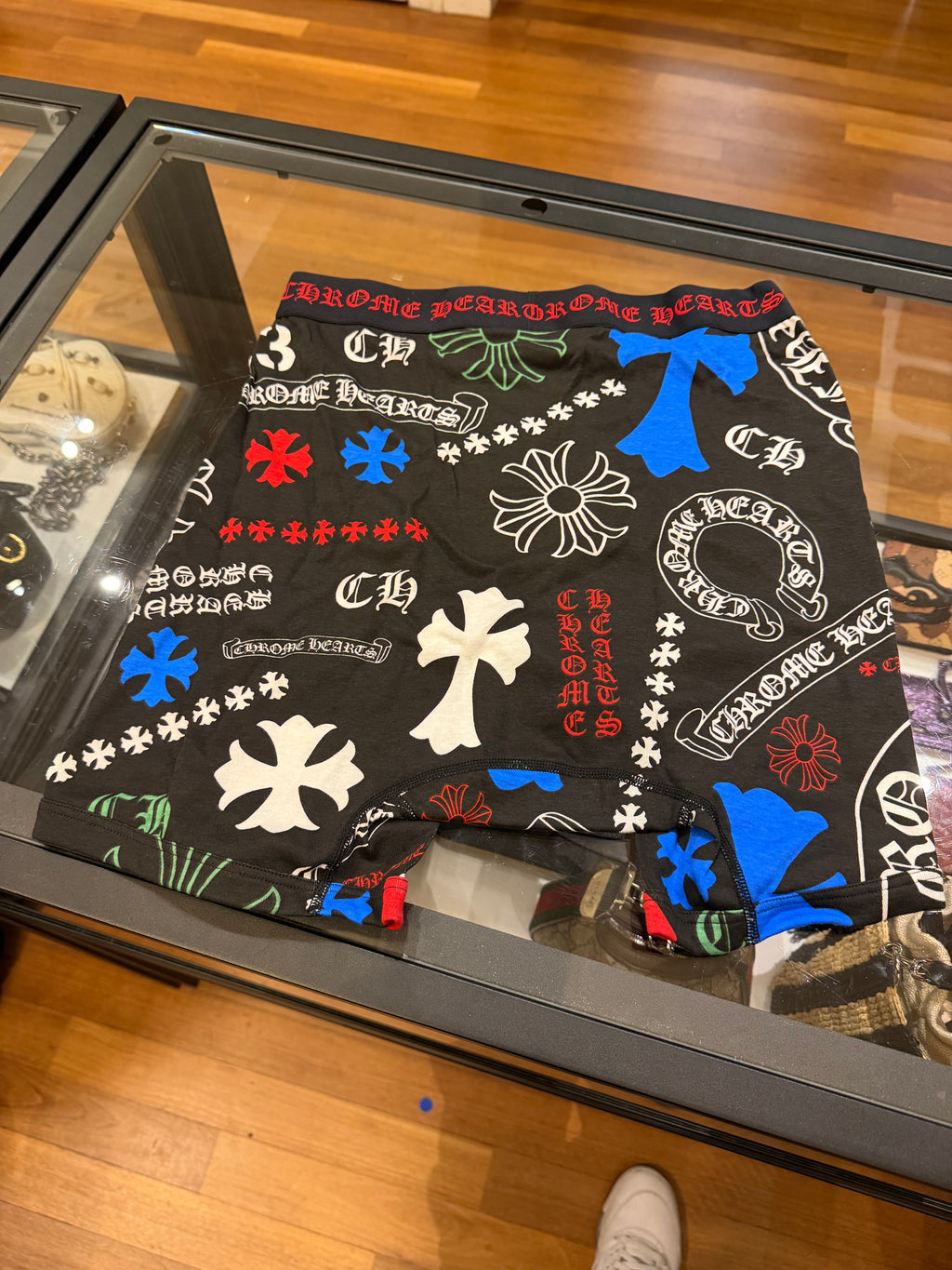 Chrome Hearts Multicolor Cross Boxer Briefs - Black