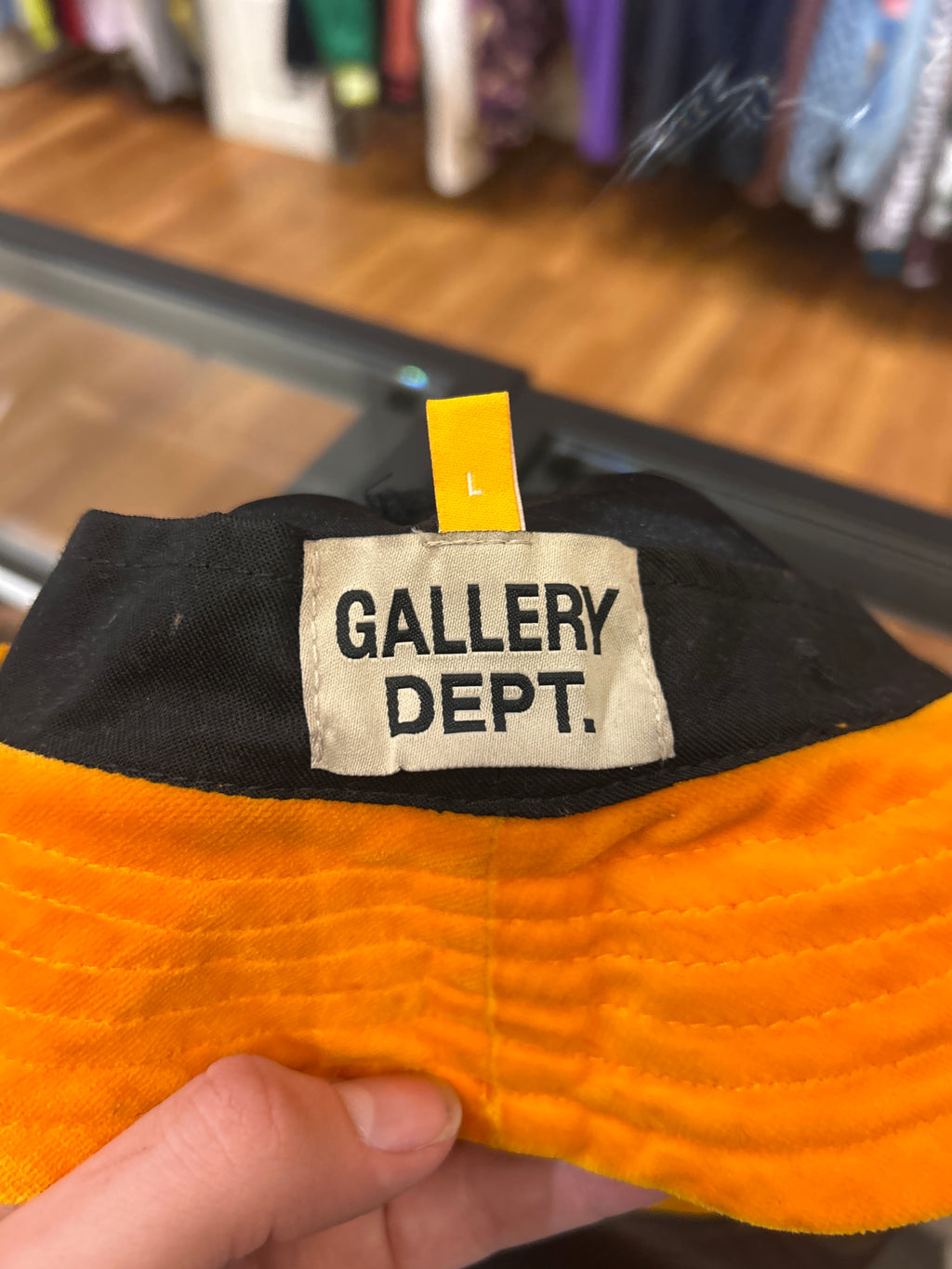 Gallery Dept. Velour Hat - Orange