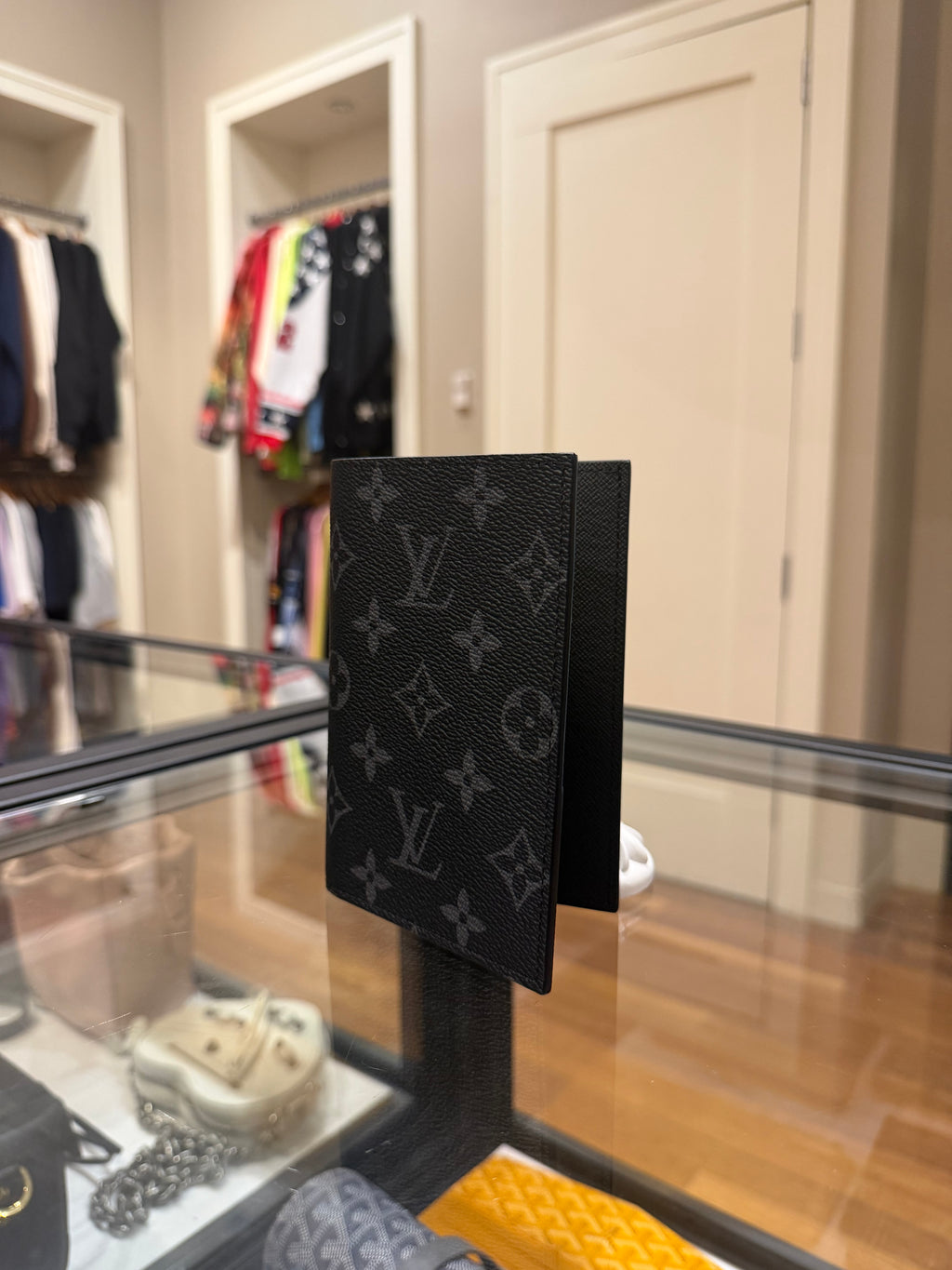 Louis Vuitton Monogram Eclipse Passport Cover