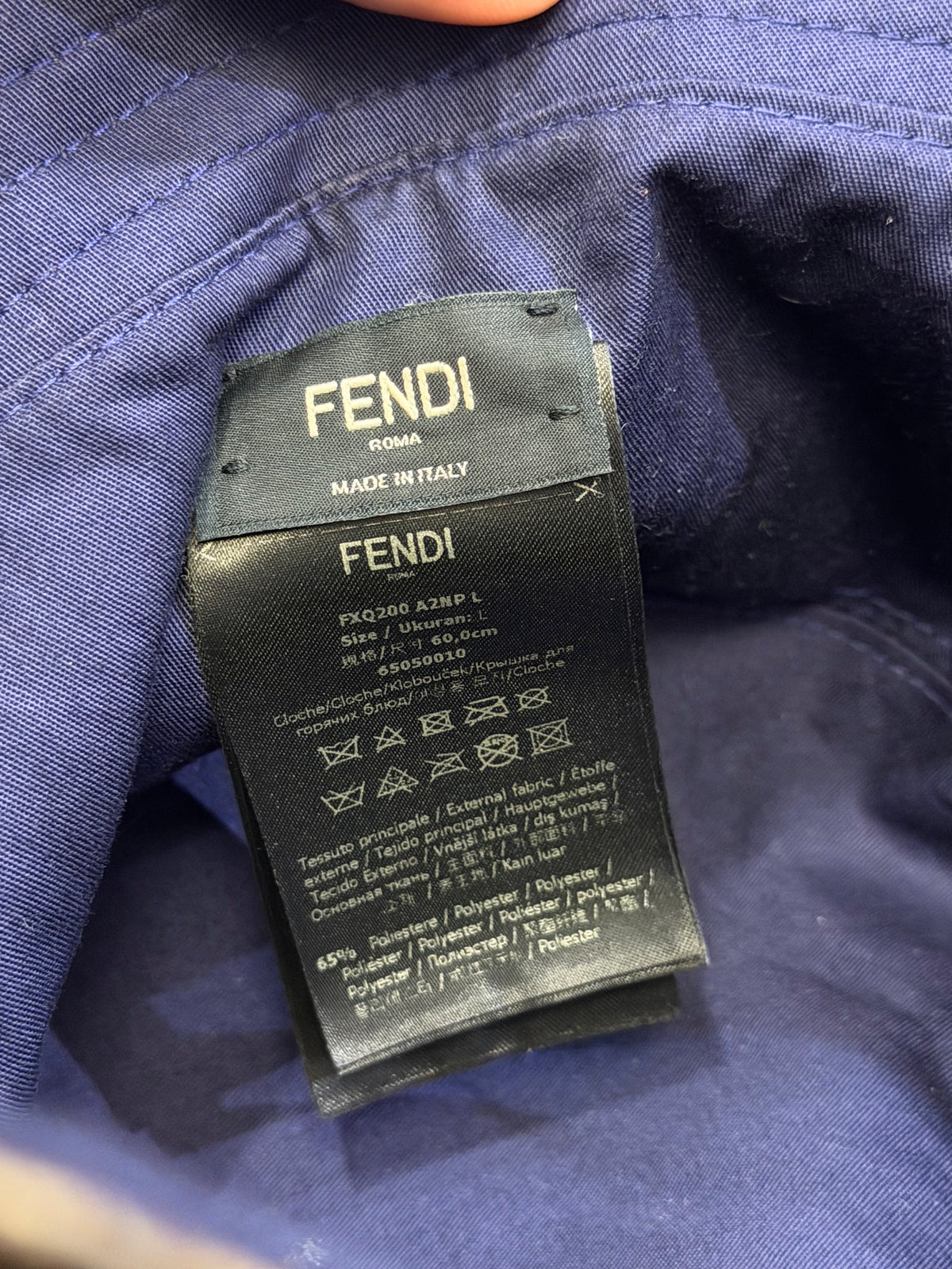 Fendi Jacquard Monogram Coated Canvas