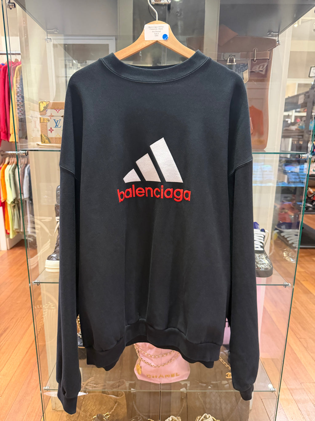 Balenciaga x Adidas Crewneck - Black