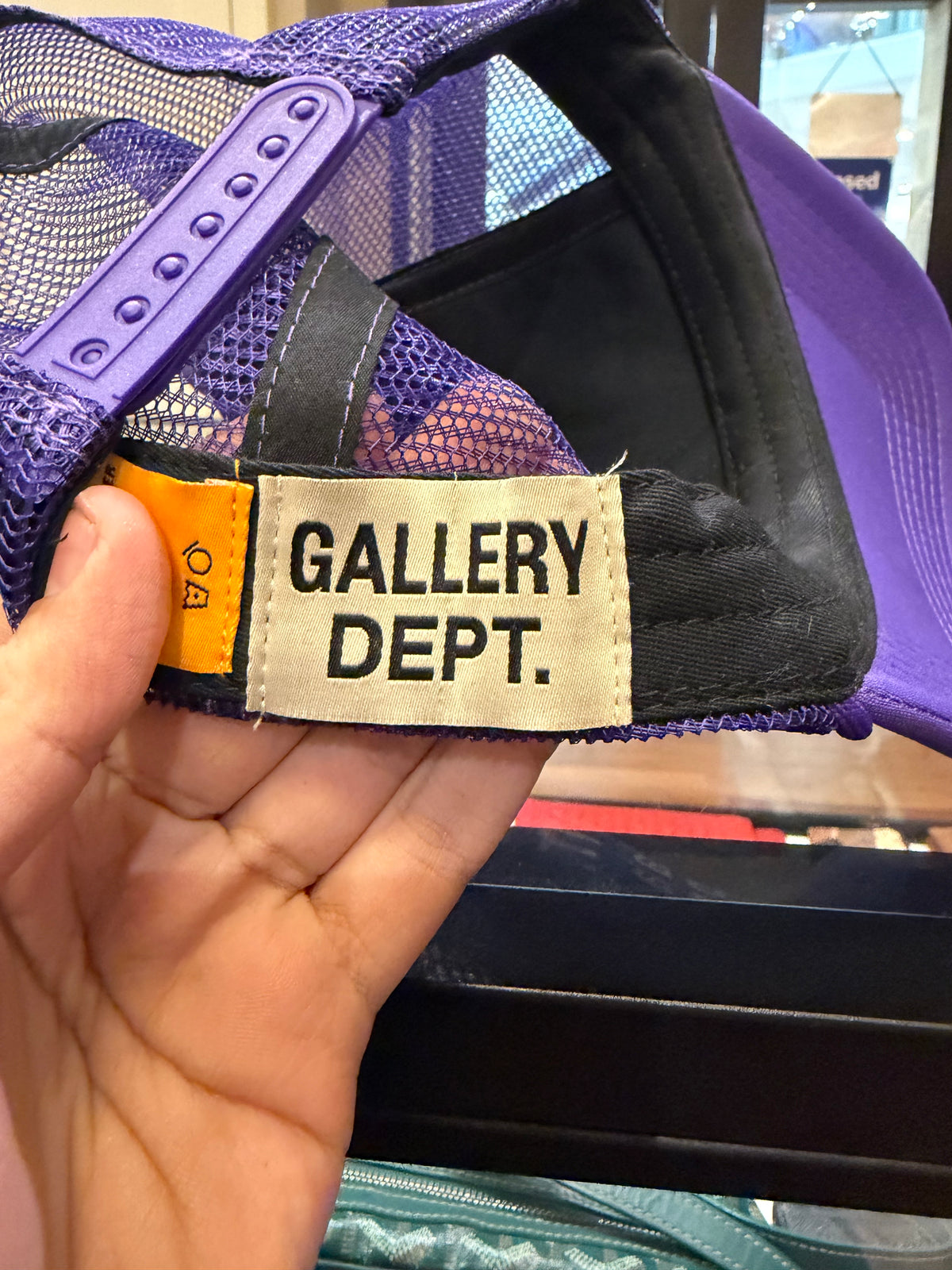 Gallery Dept. “Dépt. de la GALERIE” Trucker Hat - Purple