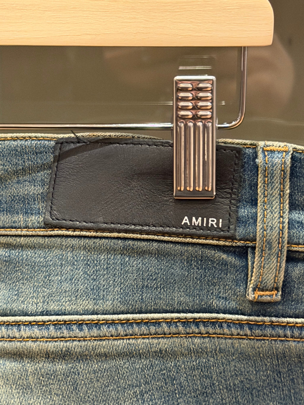 Amiri Whisker Fade Skinny Jeans