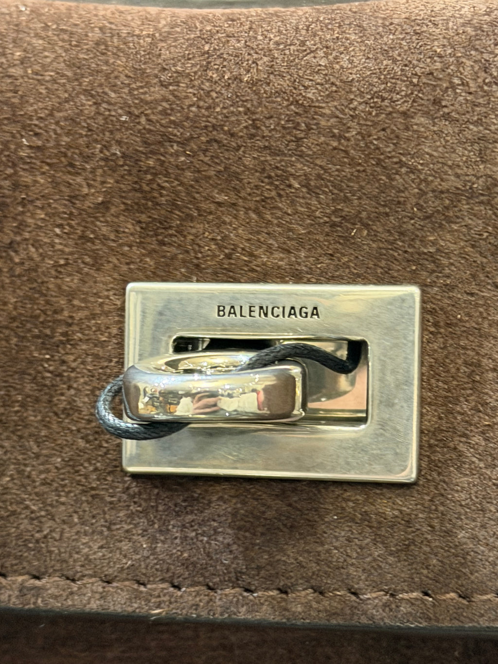 Balenciaga Small Top Handle Rodeo Bag - Light Espresso