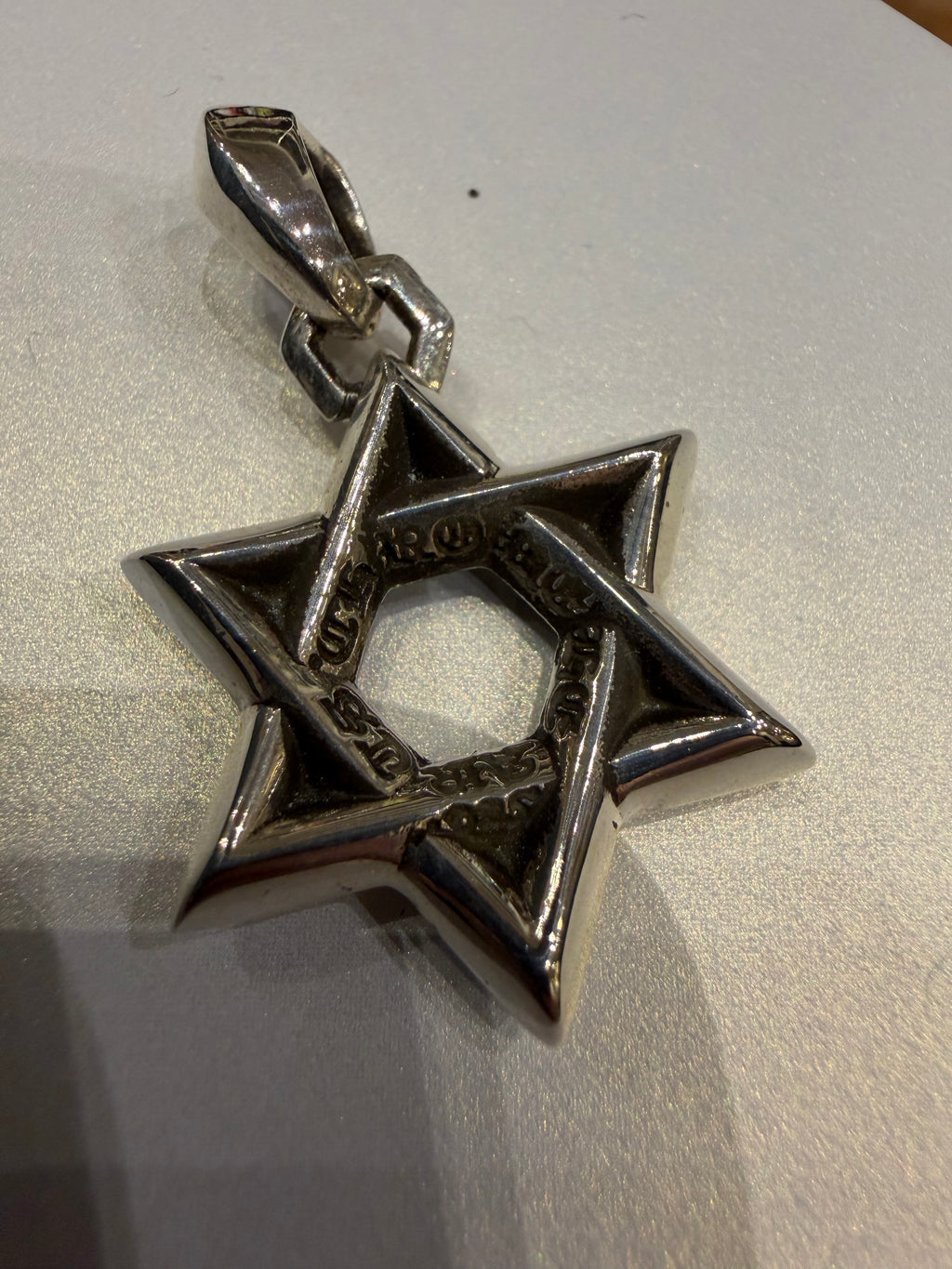 Chrome Hearts Star Of David Pendant - Silver