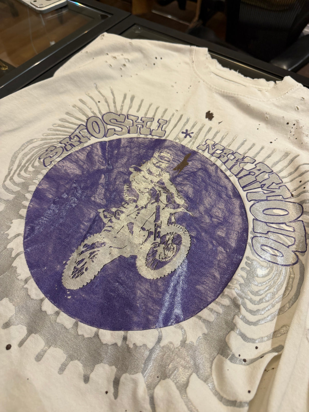 Satoshi Nakamoto Globe of Death Cuttoff Tee - White