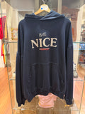 Balenciaga ‘Be Nice’ Distressed Hoodie - Navy