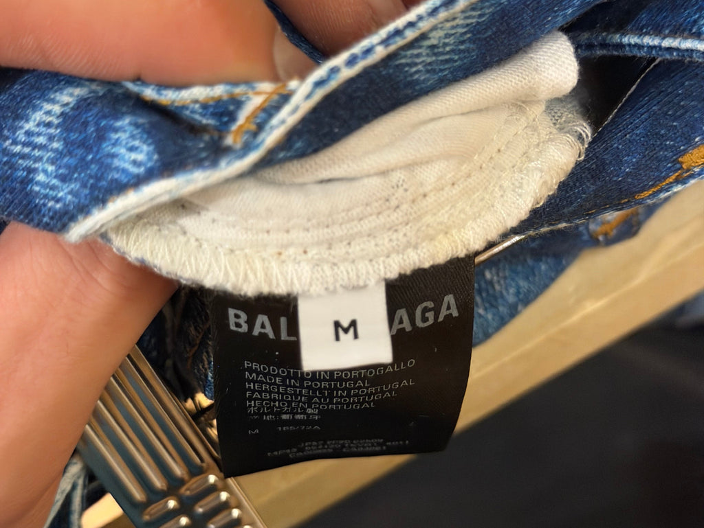Balenciaga Denim Pattern Sweats