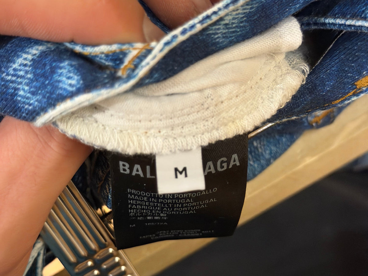 Balenciaga Denim Pattern Sweats