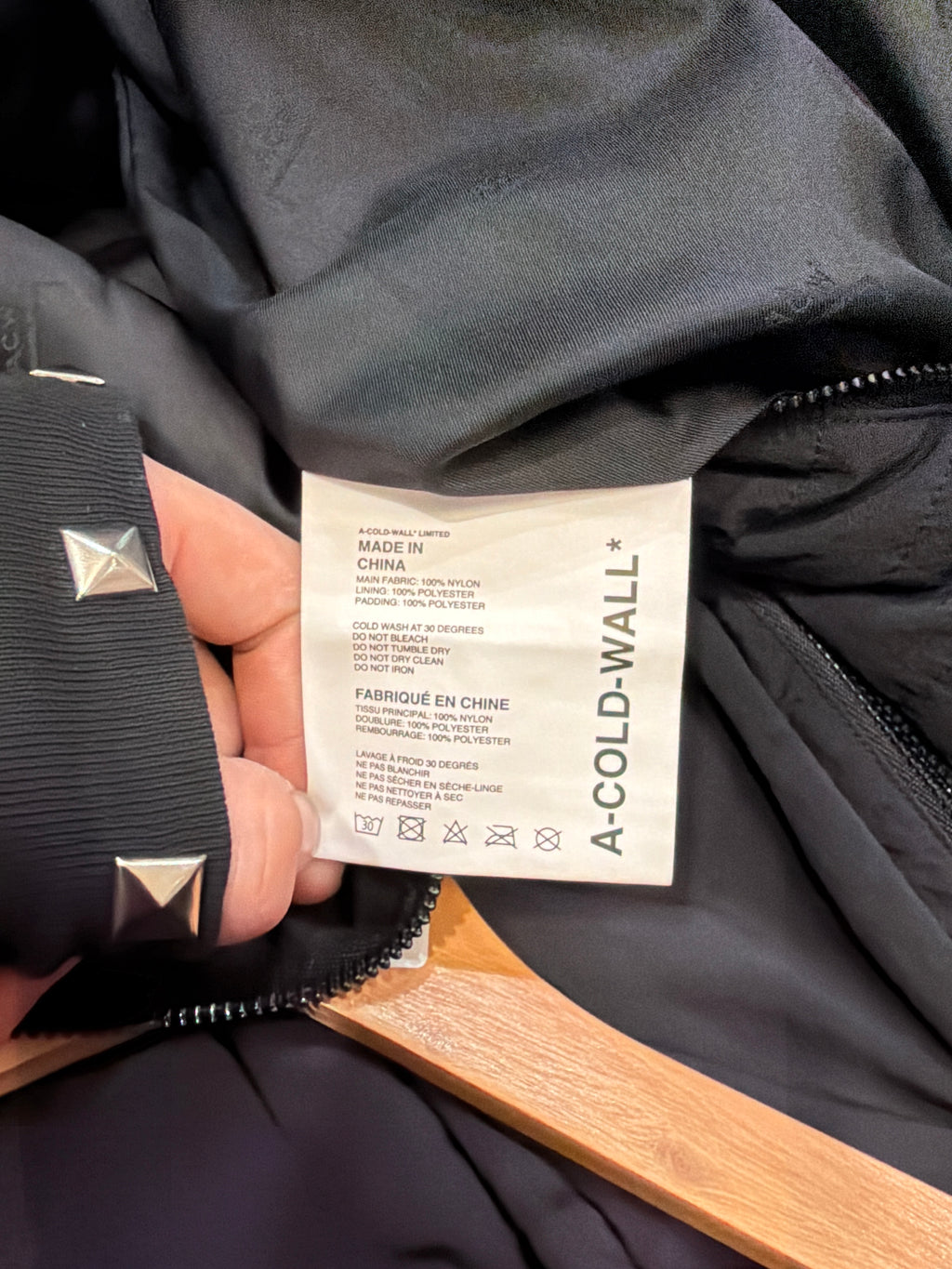 A-Cold-Wall Asymmetric 3D Pocket Puffer Vest