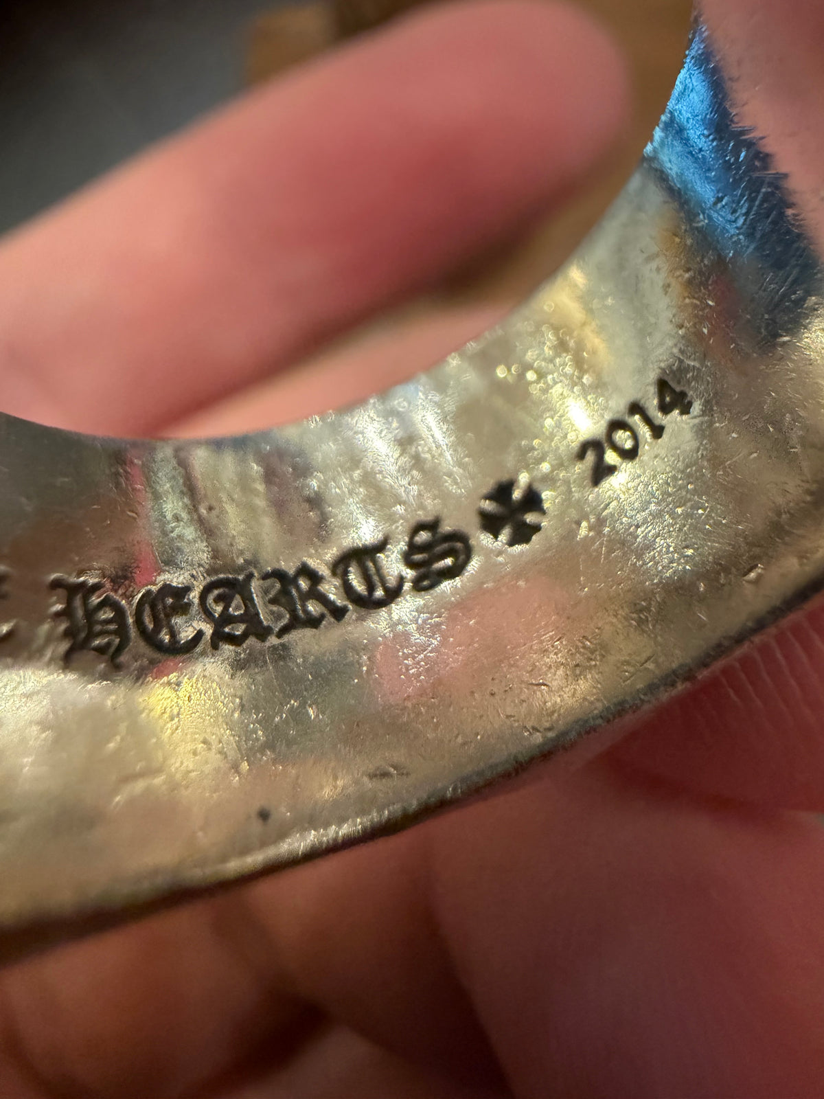Chrome Hearts Pentagon Star Ring Silver - size 8.5