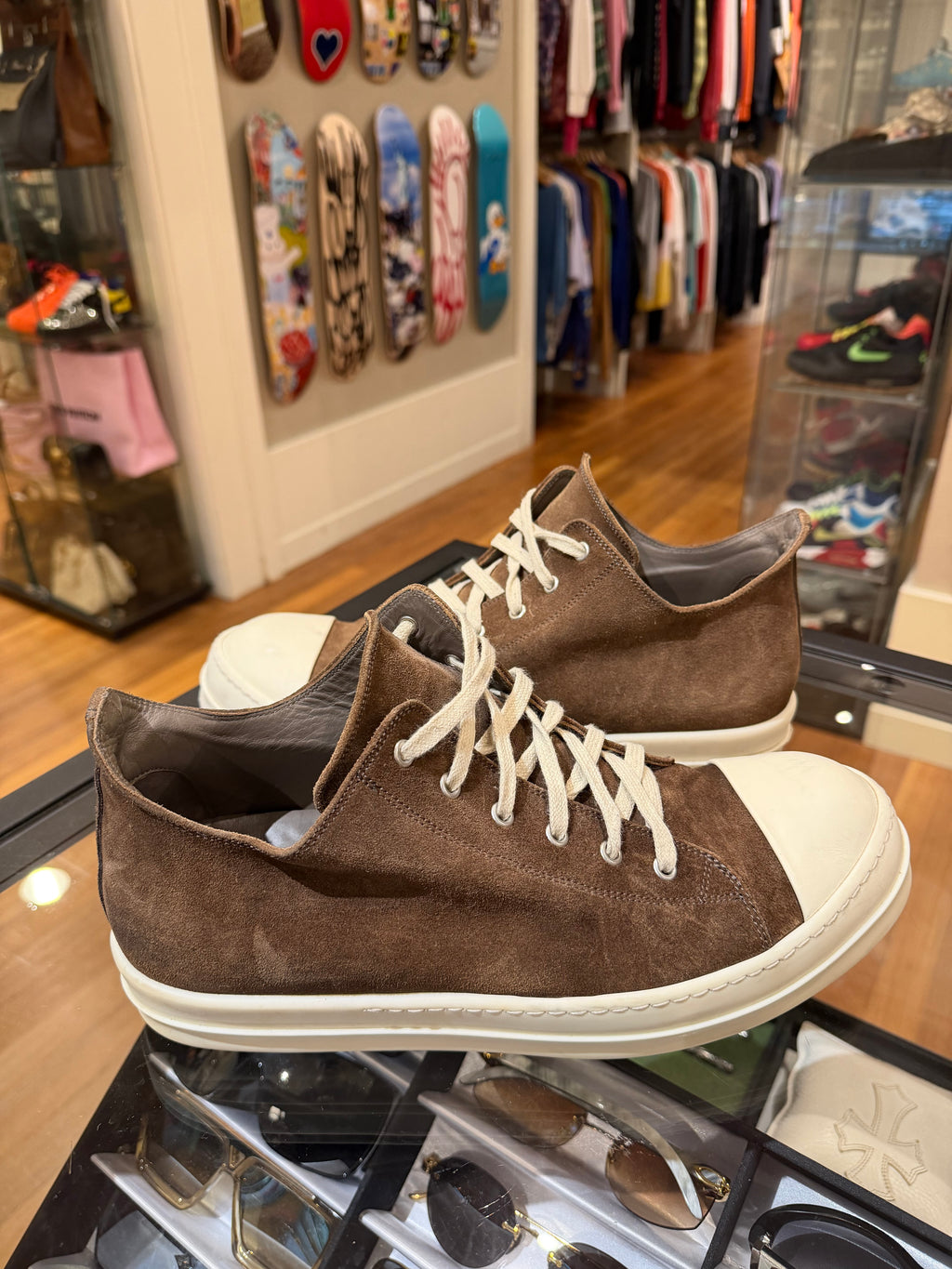 Rick Owens Ramones - Espresso Suede